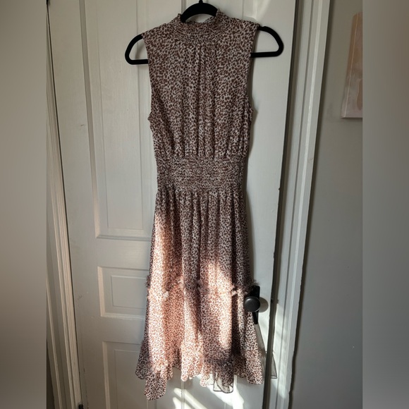 1 state, size medium, leopard print midi dress - Picture 1 of 4